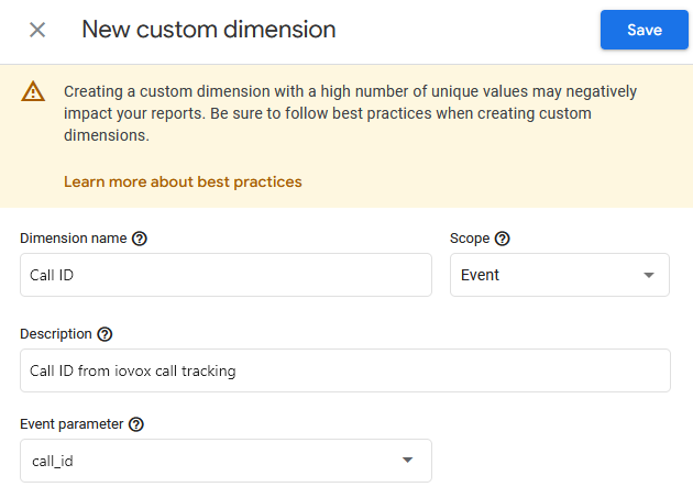 GA4 custom dimensions